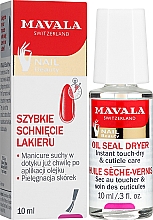 Olejowa odżywka przyspieszająca schnięcie lakieru do paznokci - Mavala Oil Seal Dryer — Zdjęcie N2
