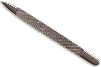 Pilnik do paznokci ze stali nierdzewnej, 12 cm - Erlinda Stainless Steel Nail File — Zdjęcie N1