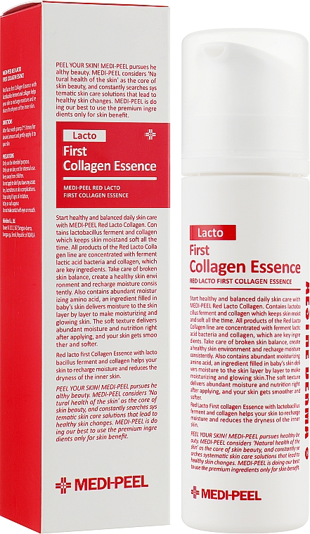Kolagenowa esencja do twarzy - MEDIPEEL Red Lacto First Collagen Essence — Zdjęcie N2