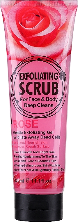 Peeling do twarzy i ciała Róża - Wokali Exfoliating Scrub Rose — Zdjęcie N1