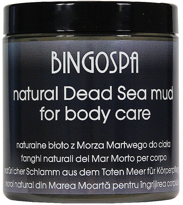 Błoto karnalitowe z Morza Martwego 100% - BingoSpa Black Mud Dead Sea 100% — Zdjęcie N1