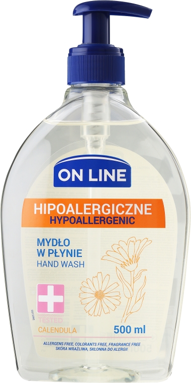 Hipoalergiczne mydło w płynie - On Line Hypoallergenic Calendula Soap — Zdjęcie N1