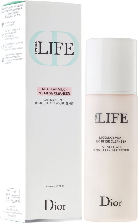 Nawilżające mleczko micelarne do demakijażu - Dior Hydra Life Micellar Milk — Zdjęcie N1