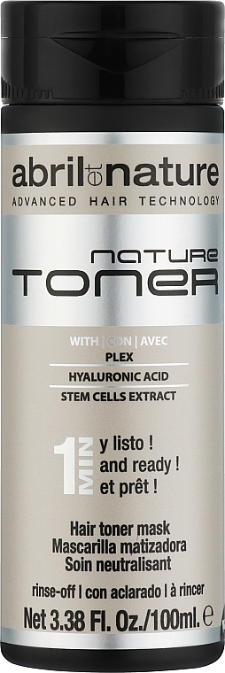 Tonująca maska do włosów - Abril et Nature Nature Toner Hair Toner Mask