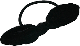 Kup Gumka z aksamitną kokardką, czarna - Lolita Accessories