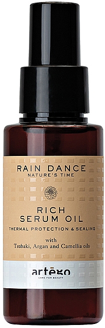 Intensywnie nawilżające serum olejowe do włosów - Artego Rain Dance Rich Serum Oil — Zdjęcie N1