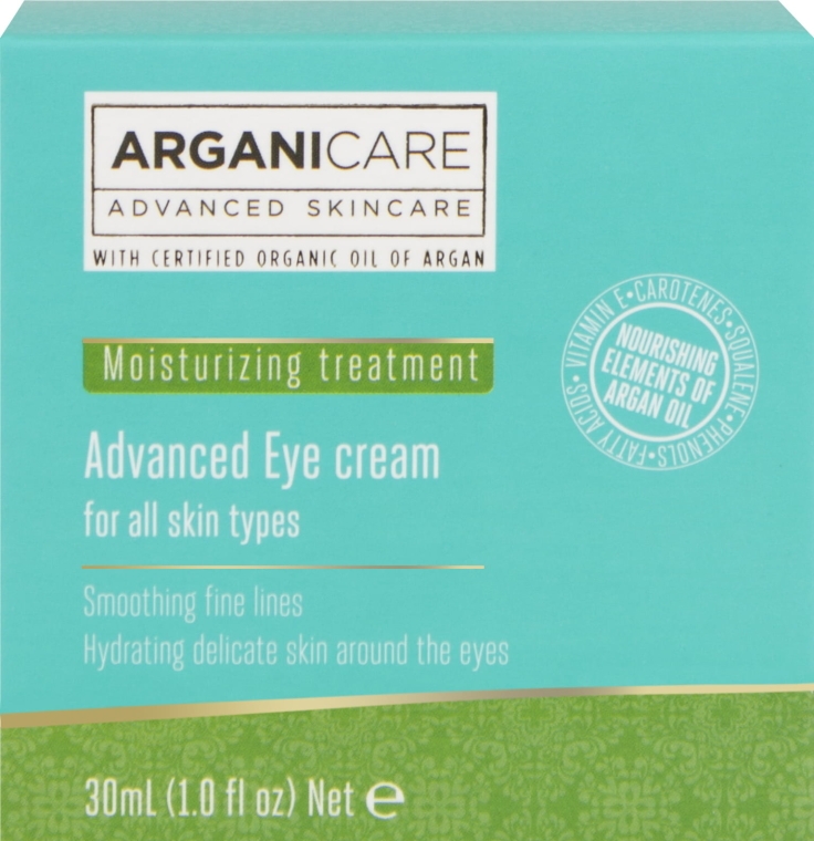 Wygładzający krem pod oczy - Arganicare Shea Butter Advanced Eye Cream — Zdjęcie N2