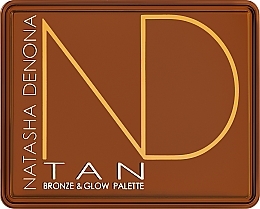 Paleta do modelowania twarzy - Natasha Denona Tan Palette Bronze & Glow Palette — Zdjęcie N2