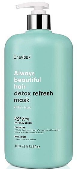 Detoksująca maska ​​do włosów - Erayba ABH Detox Refresh Mask — Zdjęcie N2