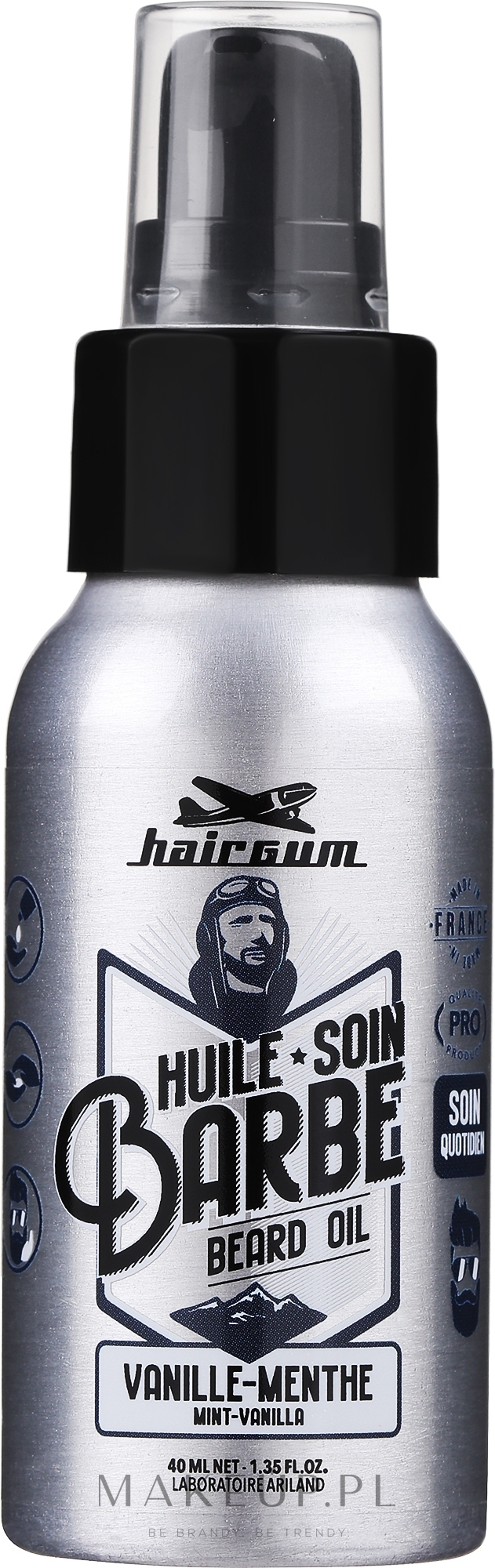 Olejek do brody waniliowo-miętowy - Hairgum Barber Beard Oil — Zdjęcie 40 ml