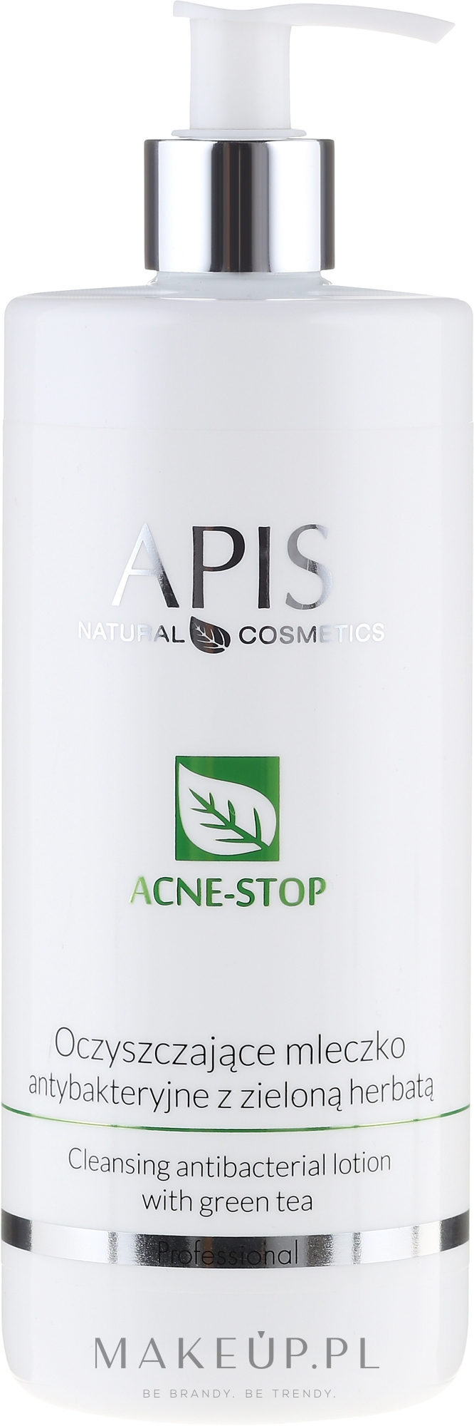 Oczyszczające mleczko antybakteryjne z zieloną herbatą - APIS Professional Acne-Stop — Zdjęcie 300 ml