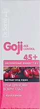 Krem do skóry wokół oczu z kolagenem 45+ Jagody goji - Dr Sante Goji Age Control Eye Cream 45+ — Zdjęcie N1