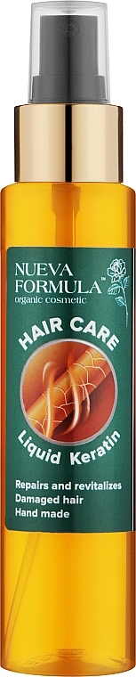 Spray do włosów chroniący przed wysoką temperaturą z keratyną - Nueva Formula — Zdjęcie N1