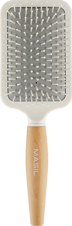 Szczotka antystatyczna do włosów - Masil Wooden Paddle Brush — Zdjęcie N1