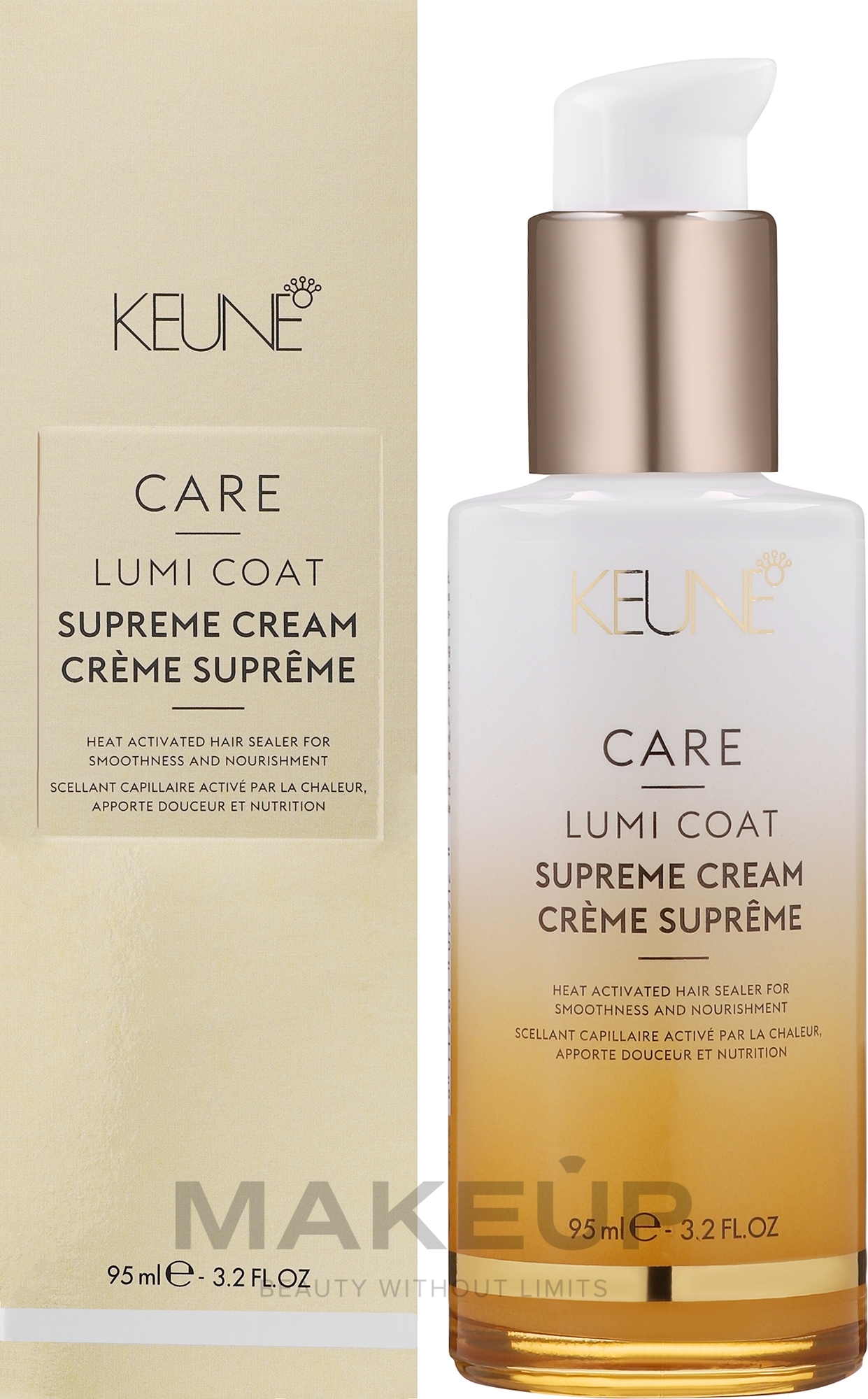 Krem do ochrony termicznej - Keune Care Lumi Coat Supreme Cream — Zdjęcie 95 ml