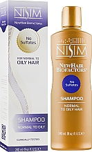 Szampon przeciw wypadaniu do włosów normalnych i przetłuszczających się - Nisim NewHair Biofactors Shampoo — Zdjęcie N2