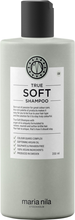 Nawilżający szampon do włosów - Maria Nila True Soft Shampoo — Zdjęcie N2