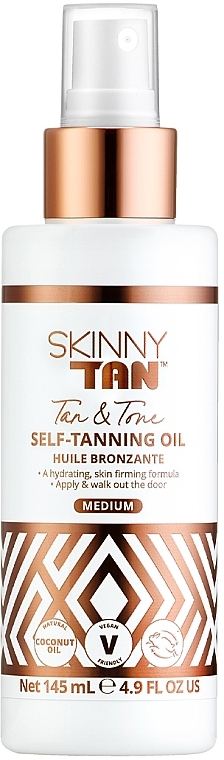 Olejek samoopalający Medium - Skinny Tan Tan and Tone Oil — Zdjęcie N1