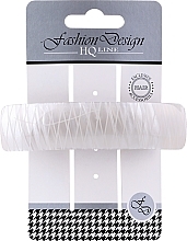 Kup Automatyczna spinka do włosów Fashion Design, 28489, biała z diamentem - Top Choice Fashion Design HQ Line