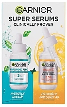 Zestaw - Garnier Skin Naturals Super Serums Clinically Proven (serum/2x30ml) — Zdjęcie N1