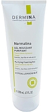 Kup Żel myjący do twarzy z kompleksem prebiotyków - Dermina Normalina Purifying Foaming Gel