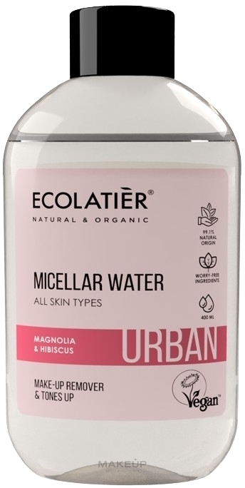 Płyn micelarny do demakijażu Kwiat orchidei i róża - Ecolatier Urban Micellar Water Age Control — Zdjęcie 400 ml