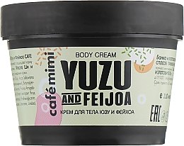 Kup Krem do ciała Yuzu i mirt - Café Mimi Body Cream Yuzu & Feijoa