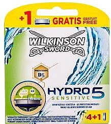 Wymienne wkłady do golenia, 4+1 sztuk - Wilkinson Hydro 5 Sensitive — Zdjęcie N1