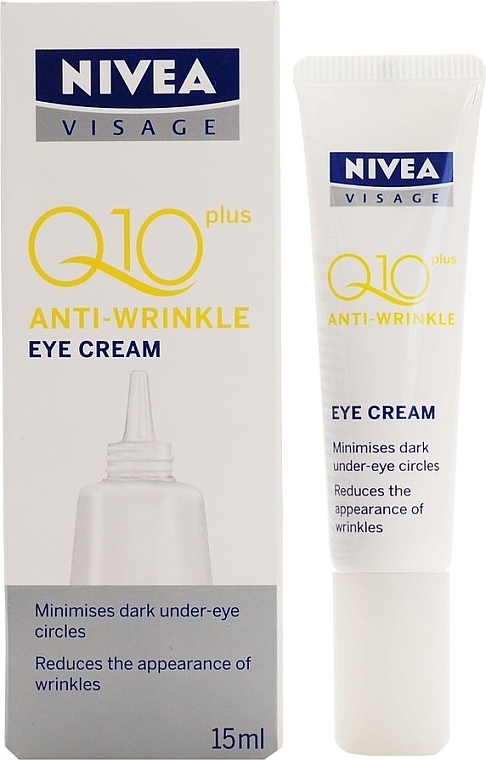 Przeciwzmarszczkowy krem pod oczy - Nivea Q10 Plus Anti-wrinkle Eye Cream — Zdjęcie N1