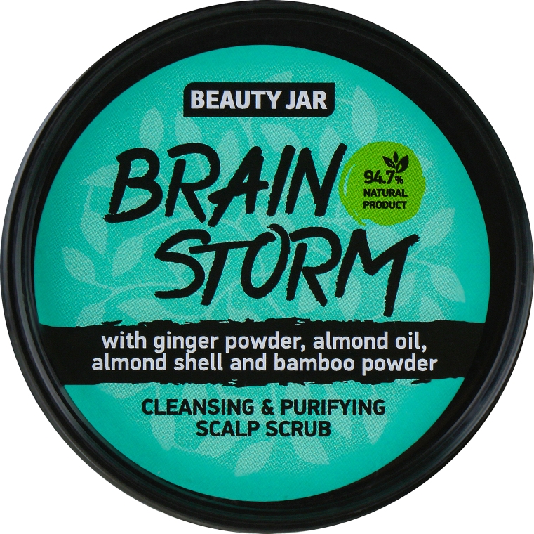 Oczyszczający peeling do skóry głowy - Beauty Jar Brain Storm Cleansing & Purifying Scalp Scrub — Zdjęcie N1