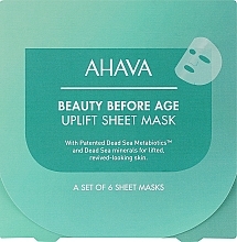 Kup Liftingująco-regenerująca maska na tkaninie do twarzy - Ahava Uplifting & Firming Sheet Mask