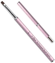 Pędzel do żelu nr 4, prosty - Moyra Gel Jewelry Brush Straight — Zdjęcie N1