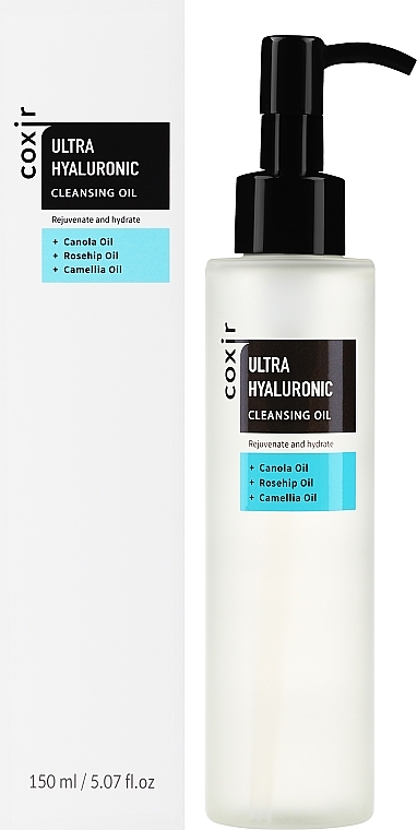 Oczyszczający olejek do mycia twarzy z kwasem hialuronowym - Coxir Ultra Hyaluronic Cleansing Oil
