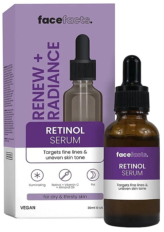Serum do twarzy Retinol - Face Facts Renew & Radiance Retinol Serum — Zdjęcie N1