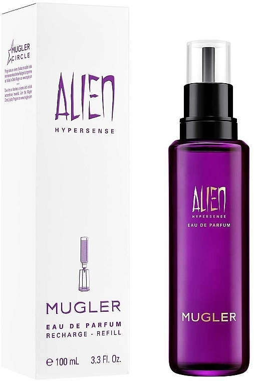 Mugler Alien Hypersense Eco-Refill Bottle - Woda perfumowana (uzupełnienie) — Zdjęcie N2