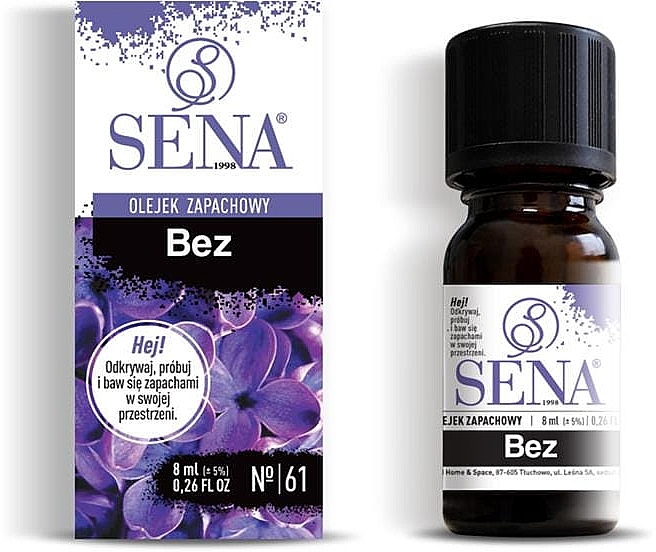 Olejek aromatyczny Bez - Sena Aroma Oil №61 Lilac — Zdjęcie N1