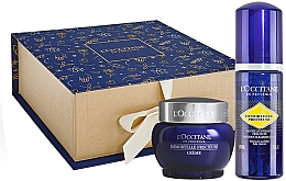 Zestaw - L'Occitane Immortelle Precious Christmas Gift Set (f/cr 50 ml + foam 150 ml + box) — Zdjęcie N2
