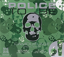 Kup Police To Be Camouflage - Zestaw (edt/75ml + b/shamp/100ml)