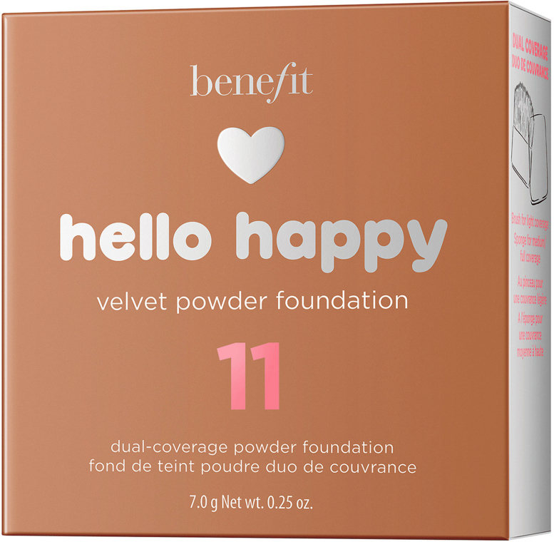 Podkład w pudrze do twarzy - Benefit Hello Happy Velvet Powder Foundation — Zdjęcie N13
