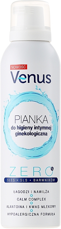 WYPRZEDAŻ Oczyszczająca pianka ginekologiczna do higieny intymnej - Venus * — Zdjęcie N1