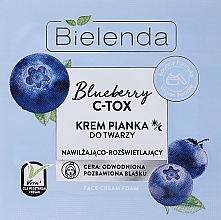 Krem-pianka do twarzy - Bielenda Blueberry C-Tox (próbka) — Zdjęcie N1