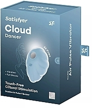 Próżniowy stymulator łechtaczki - Satisfyer Cloud Dancer Blue — Zdjęcie N2