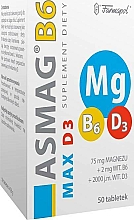 Kup Suplement diety Asmag B6 Max D3, tabletki - Farmapol