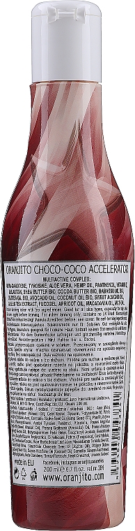 Balsam przyspieszający opalanie - Oranjito Choco Coco Accelerator — Zdjęcie N2