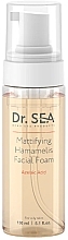 Matująca pianka do twarzy z oczarem wirginijskim - Dr.Sea Mattifying Hamamelis Facial Foam — Zdjęcie N1