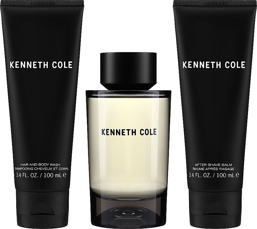 Kenneth Cole Kenneth Cole For Him - Zestaw (edt 100 ml + sh/gel 100 ml + ash/balm 100 ml) — Zdjęcie N2