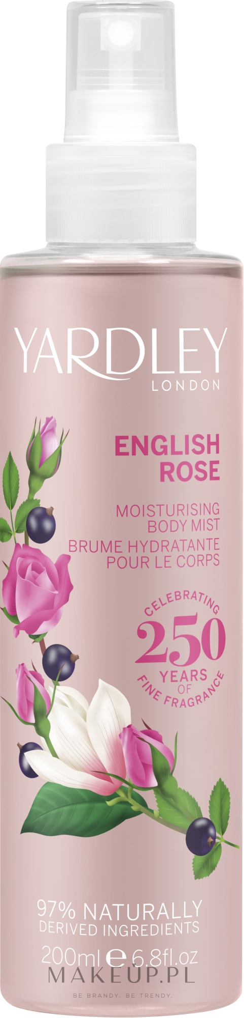 Yardley English Rose - Perfumowana mgiełka do ciała — Zdjęcie 200 ml