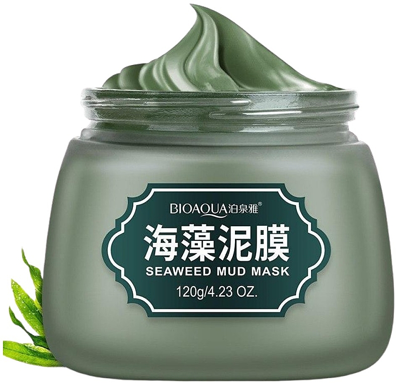 Oczyszczająca maseczka do twarzy na bazie zielonej fasoli Mung, witaminy E i błota wulkanicznego - BioAqua Cleansing Mask — Zdjęcie N5