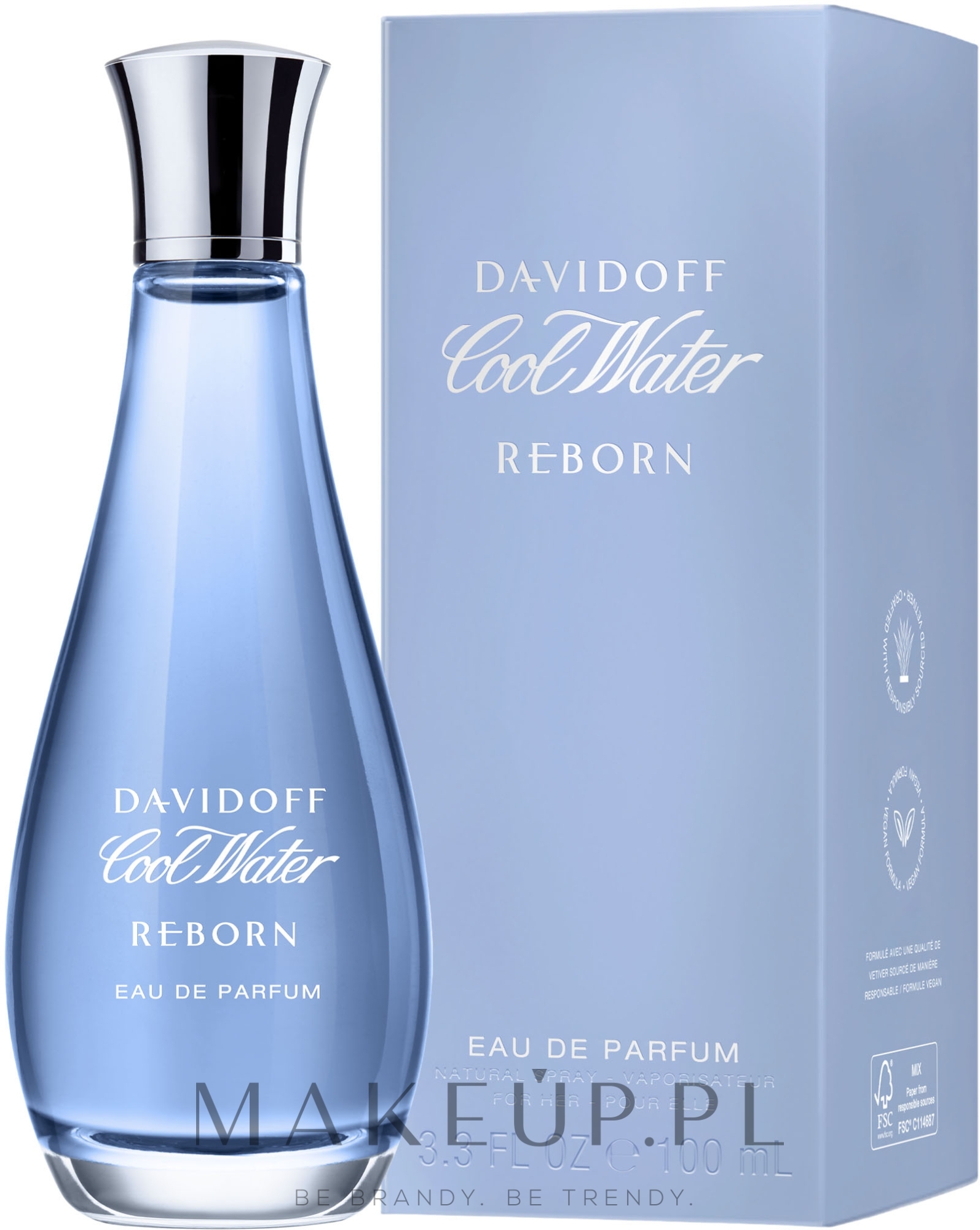 Davidoff Cool Water Reborn for Her - Woda perfumowana — Zdjęcie 100 ml