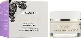 Złoty krem liftingujący na noc - Organique Eternal Gold Golden Lifting Night Cream — Zdjęcie N2